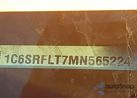 2021 Ram 1500 Rebel 4X4 5'7 Box from USA, damaged, VIN 1C6SRFLT7MN565224